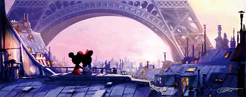 sunset on the rooftop